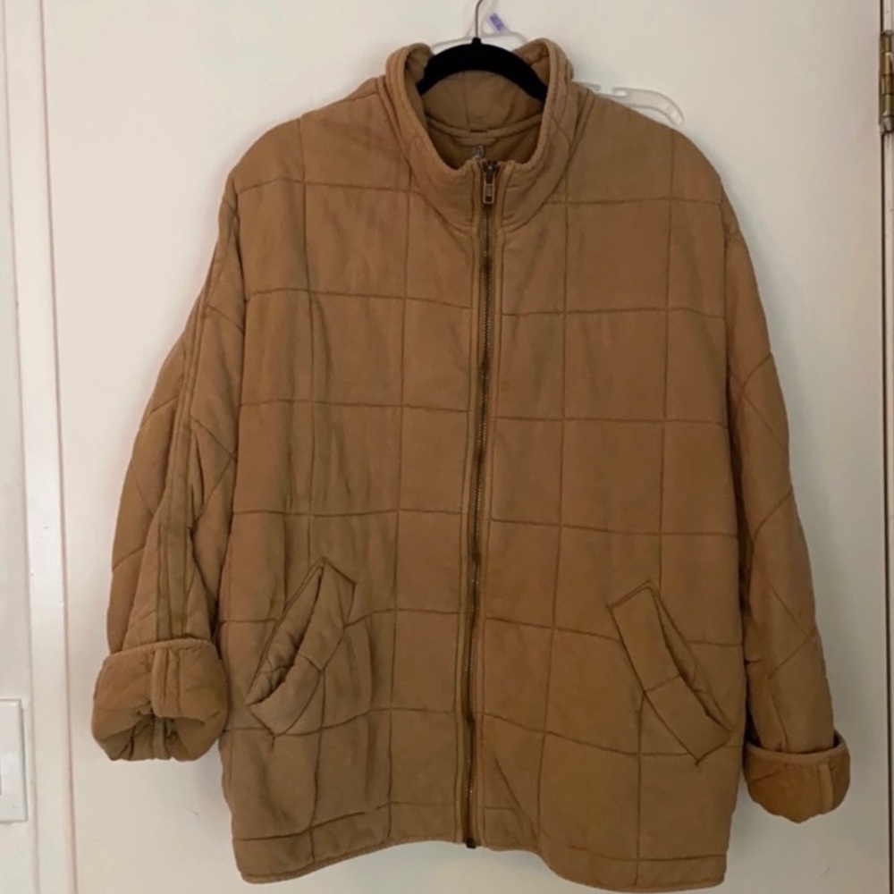 Free people quilted dolman jacket